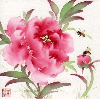 Jinghua Gao Dalia Brush Magic April Flower Art Floral Art