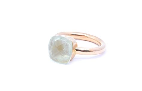 Proantic: Yellow Quartz Ring In 18k Gold