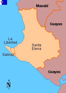 Santa Elena Ecuador Map