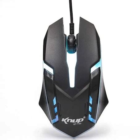 Mouse Gamer Knup KP V40 1600 DPI CABO USB Shopee Brasil