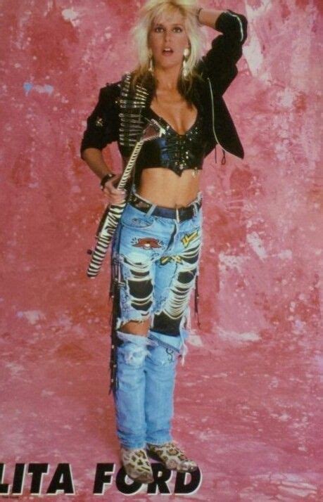 Pin By Angel Rose 🩷 On Lita Ford Punk Fashion Women 90s Punk Fashion Rockstar Halloween Costume