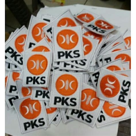 Jual LOGO BORDIR PKS TERBARU LOGO PARTAI PKS LOGO PARTAI PKS Shopee