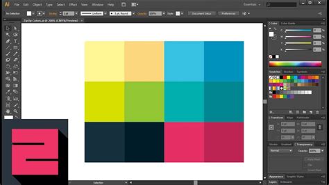 Custom Color Swatches In Adobe Illustrator Tutorial Zipup Youtube