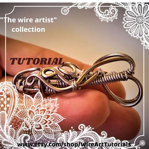 Wire Wrapping Tutorial Step By Step Guide Book Ebook Wire Jewelry Instructionsart Decor