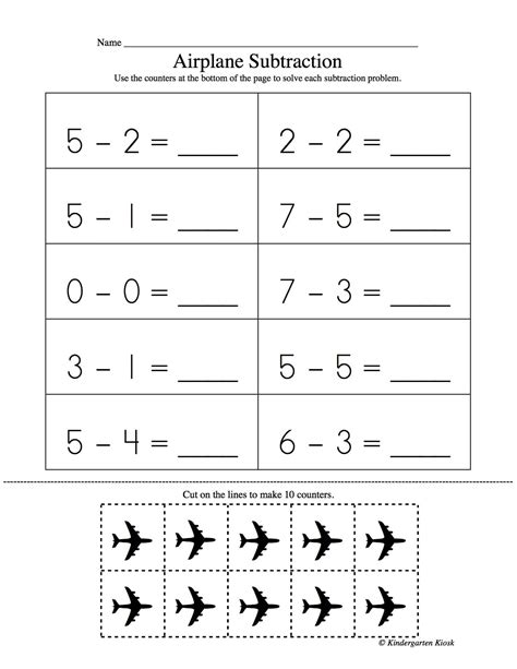 Subtraction Worksheets - Worksheets Library