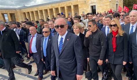 Muharrem Nce Den An Tkabir E Ziyaret Son Dakika Siyaset Haberleri