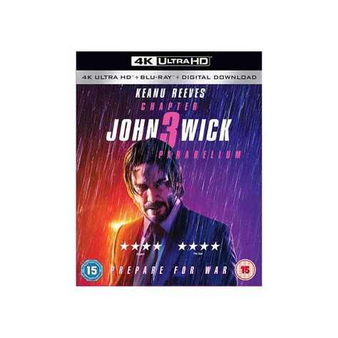 John Wick Parabellum K Uhd Blu Ray Import