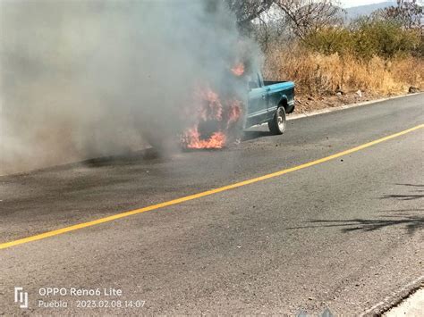 Falla Mec Nica Provoca Incendio De Camioneta En Huaquechula Enlace