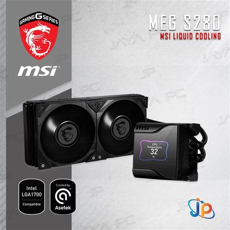 Jual MSI MEG CORELIQUID S280 CPU Cooler Liquid Fan Shopee Indonesia