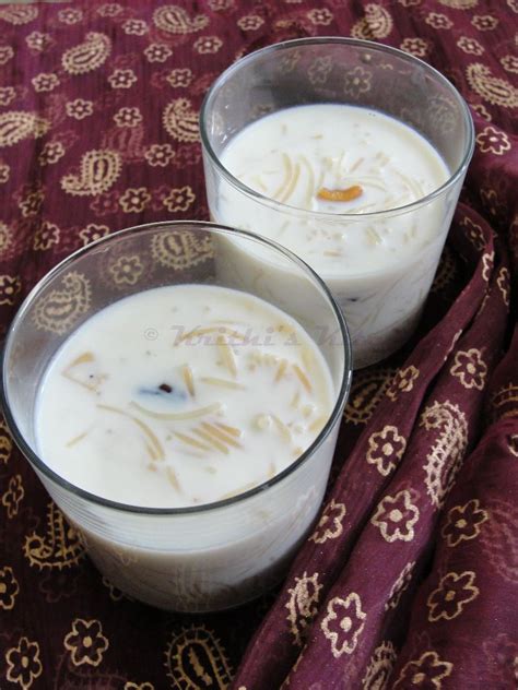 Krithi S Kitchen Semiya Payasam Vermicelli Kheer Easy Indian Sweet