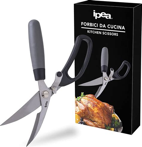 IPEA Forbici Da Cucina Professionali Trinciapollo Multiuso Con