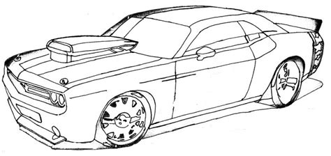 Coloriage Voiture Automobile Transport Dessin Colorier