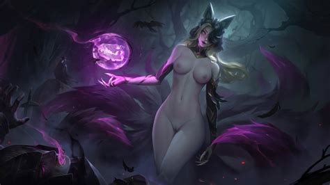 Rule 34 1girls Ahri Big Breasts Breasts Coven Ahri Edit Female Large Breasts League Of Legends