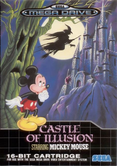 Castle Of Illusion Starring Mickey Mouse Genesis Box Cover Art