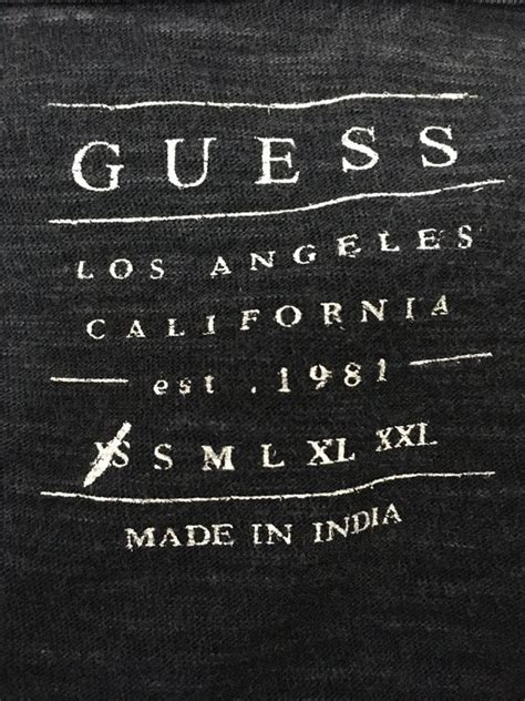 Rare Guess Los Angeles California Big Logo Spellout Gem