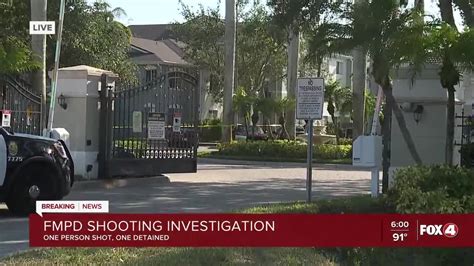 Shooting Investigation At Fort Myers Apartment Complex Youtube