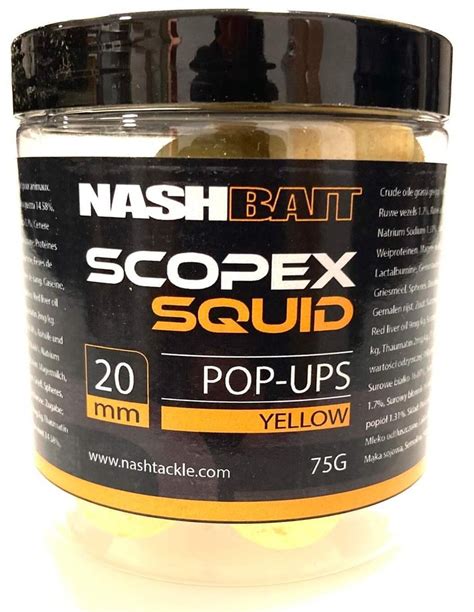 Nash Kulki Pop Up Scopex Squid Te Mm Nash Tackle Sport Sklep