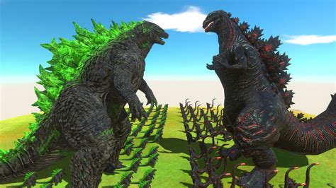 Growing Irradiated Godzilla Vs Growing Shin Godzilla Size Comparison Godzilla Arbs Youtube