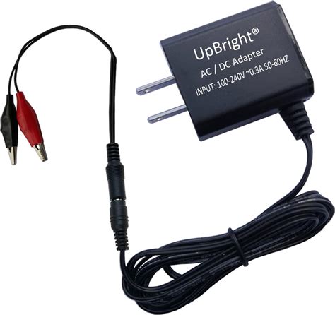 Amazon Upbright V Ac Dc Adapter Alligator Clips Compatible With