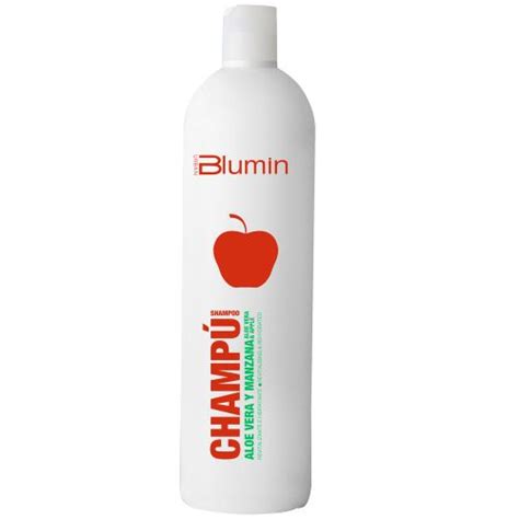 Blumin Champú con Aloe Vera y Manzana ideal para cabello frágil y