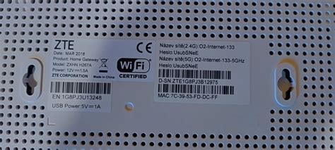 Vdsl Wifi Ac Gigabit Modem Zte Zxhn H A S Usb Aukro