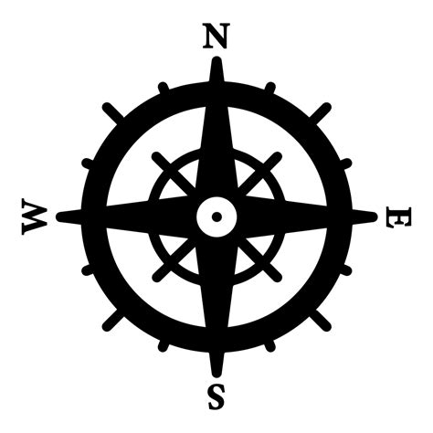 Vector Compass Silhouette Egoartis