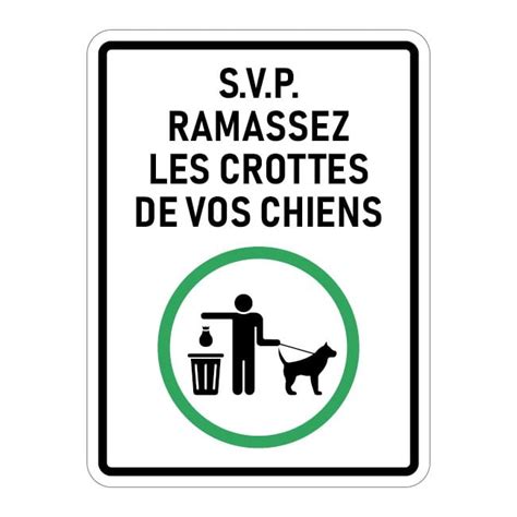 Ramassez Les Crottes De Vos Chiens Art Graphique Imprimerie Longueuil