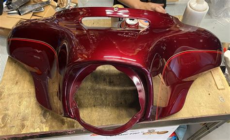 Mysterious Red Sunglo Velocity Outer Fairing Harley Ultra Classic