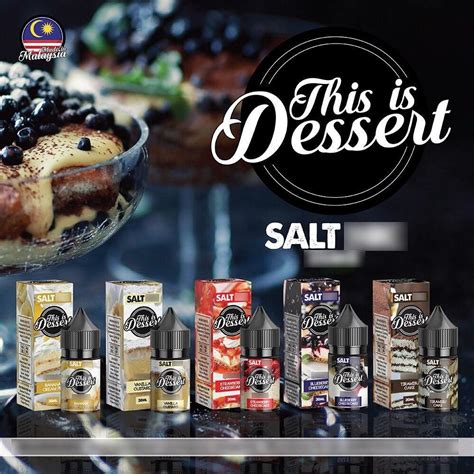 This is Dessert Salt Nic Thaivapes ขายบหรไฟฟา