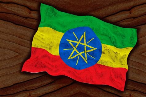 Premium Photo National Flag Of Ethiopia Background With Flag Of Ethiopia