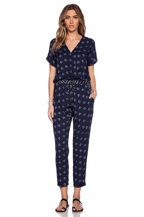 Velvet By Graham And Spencer Indian Challis Cady Jumpsuit In Multi Revolve