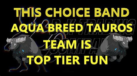 This Choice Band Aqua Breed Tauros Team Is Top Tier Fun Pokémon 2023 Regulation E Vgc Wi Fi