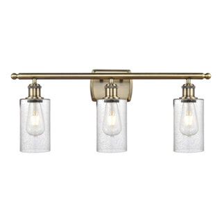 Innovations Clymer Bath Vanity Light Antique Brass Industrial