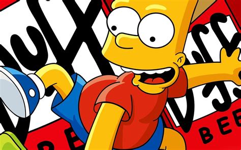 Bart Simpsons Beer Adventure Hd Wallpaper