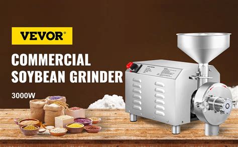 Amazon Vevor Soybean Grinder Commercial Grinding Machine For