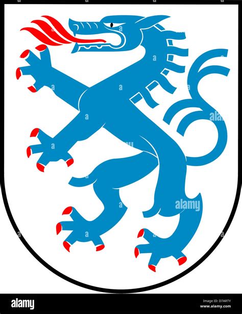 Coat Of Arms Of The German City Ingolstadt In Bavaria Stock Photo Alamy