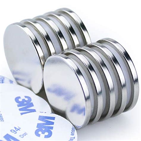 Diymag Powerful Neodymium Disc Magnets With Double Sided Adhesive