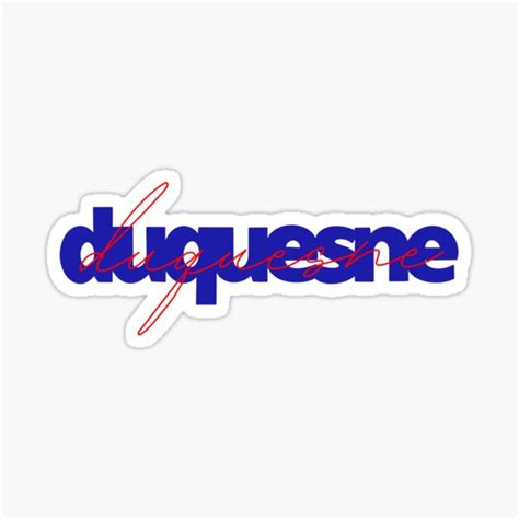 Duquesne Sticker For Sale By Maddielough Redbubble