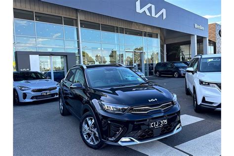 SOLD 2023 Kia Stonic GT Line In Black Demo SUV Hoppers Crossing VIC