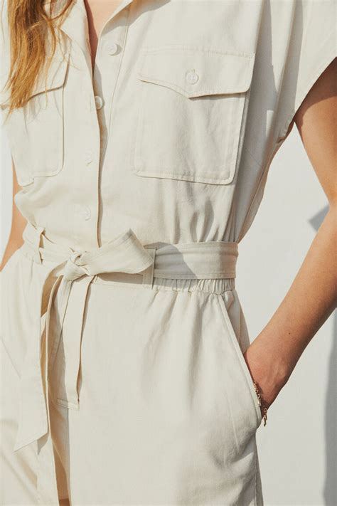 Cotton Utility Jumpsuit