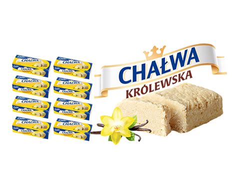 8 x Chałwa Królewska o smaku waniliowym 250 g Pijalnie Czekolady E