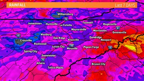 Record Levels Of Rainfall Hit East Tennessee Last Week