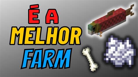 Como Fazer Uma Farm De Farinha De Osse E Uma Farm De Peixe No Minecraft