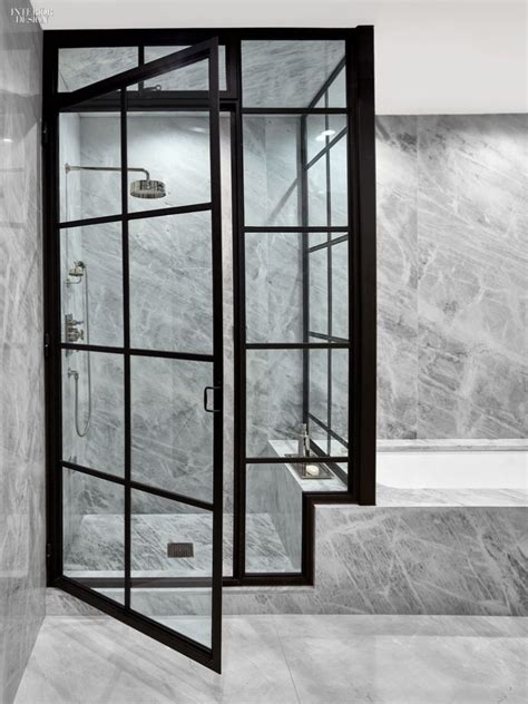 Black Framed Shower Doors