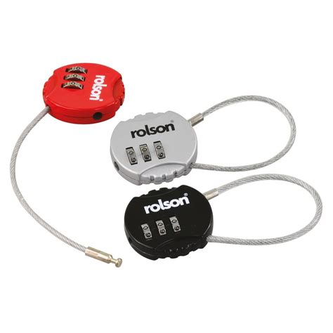 Rolson 66491 Combination Cable Lock