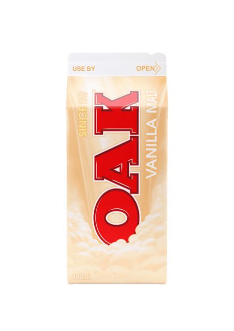 OAK Flavoured Milk 600ml VANILLA MALT