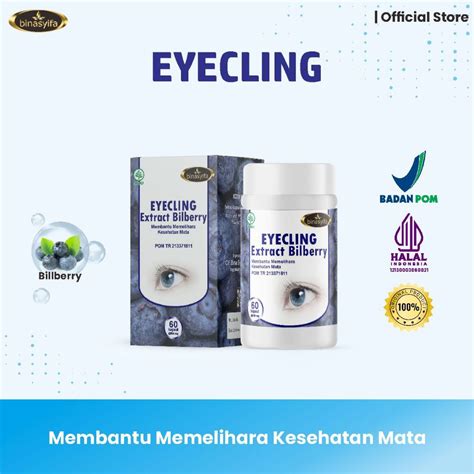 Jual Eyecling Obat Mata Minus Katarak Sakit Mata Merah Buram Sehat Mata