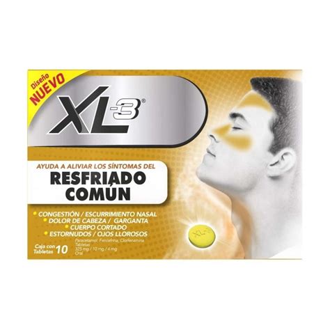 Xl 3 325 Mg10 Mg4 Mg 10 Tabletas Walmart