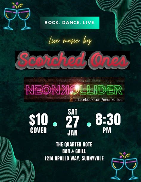 Neon Kollider And Scorched Ones Rock The Quarter Note Quarter Note Bar