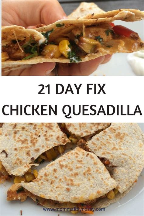 21 Day Fix Approved Quesadilla 21 Day Fix Meal Plan 21 Day Fix Meals